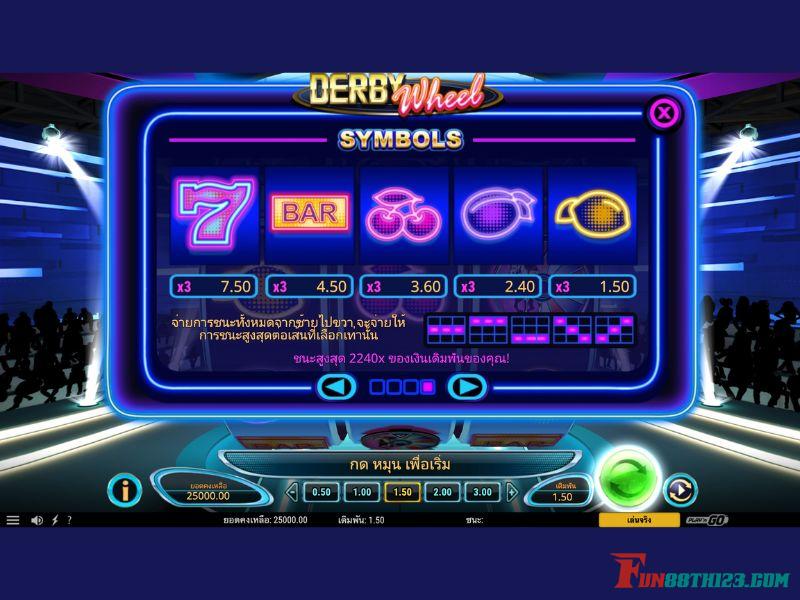 นำเสนอกฎเดอร์บี้วีล Fun88 ให้คุณเล่นได้สะดวกมากยิ่งขึ้น เดอร์บี้วีล Fun88